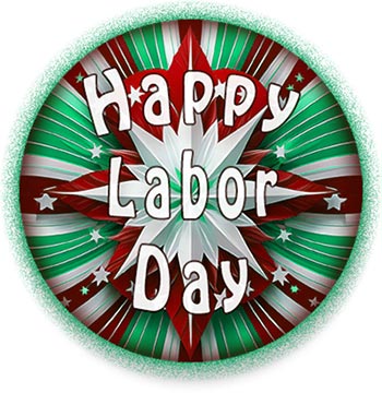 Happy Labor Day round
