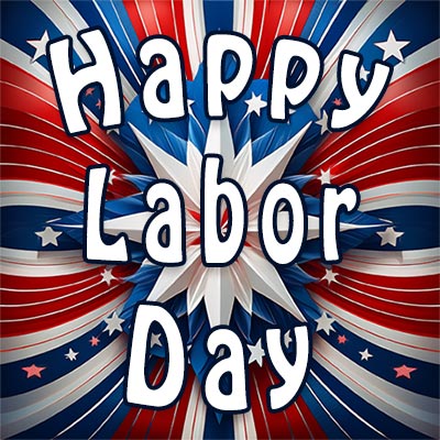 Happy Labor Day patriotic