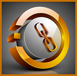 gold link icon