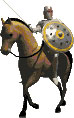 knight on horseback