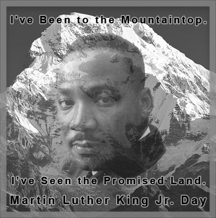 martin luther king clipart black and white