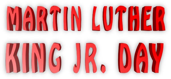 happy martin luther king day clip art