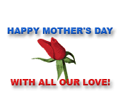 Mothers Day with all our love clipart