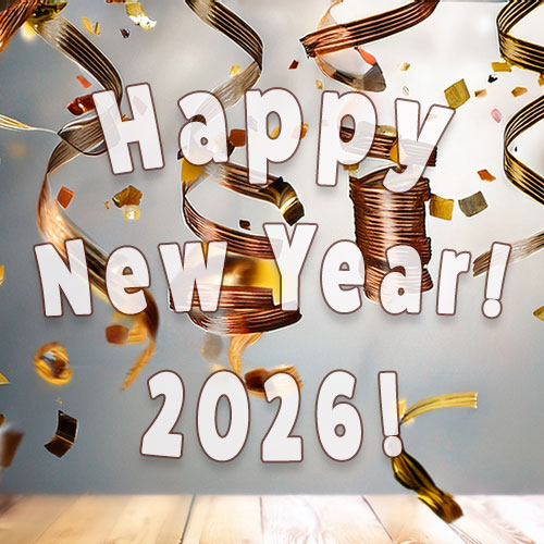 Happy New Year confetti