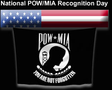 National POW/MIA Recognition Day image for black background