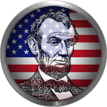 abraham lincoln button