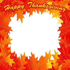 Happy Thanksgiving frame