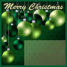 green ornaments