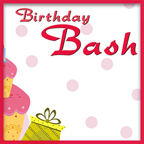 Birthday Bash border