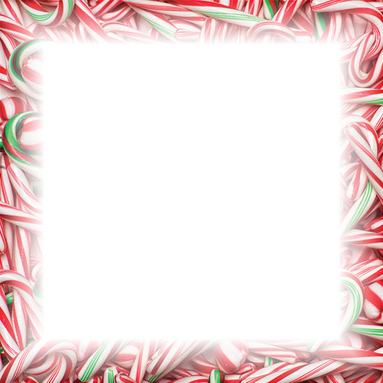 candy cane frame