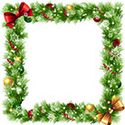 Christmas garland frame