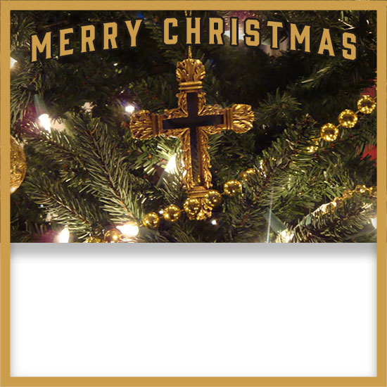 cross Merry Christmas