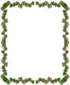 Christmas garland frame