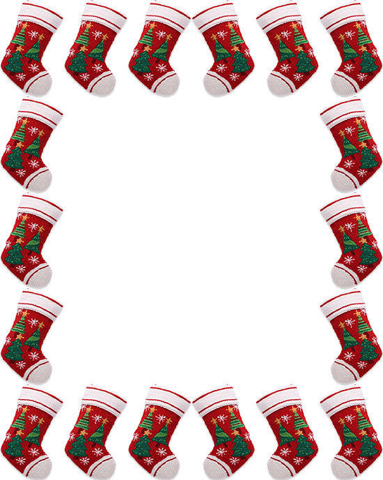 Christmas stockings frame