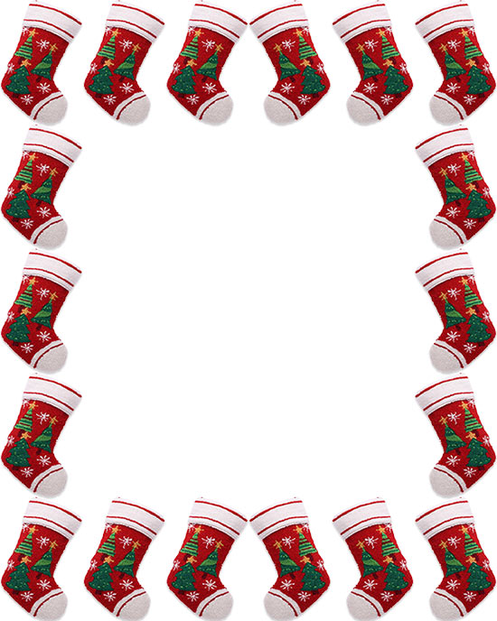 Christmas stockings frame