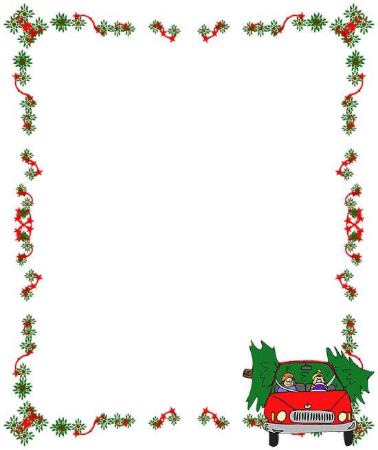 christmas images clip art borders