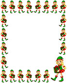 girl elf border