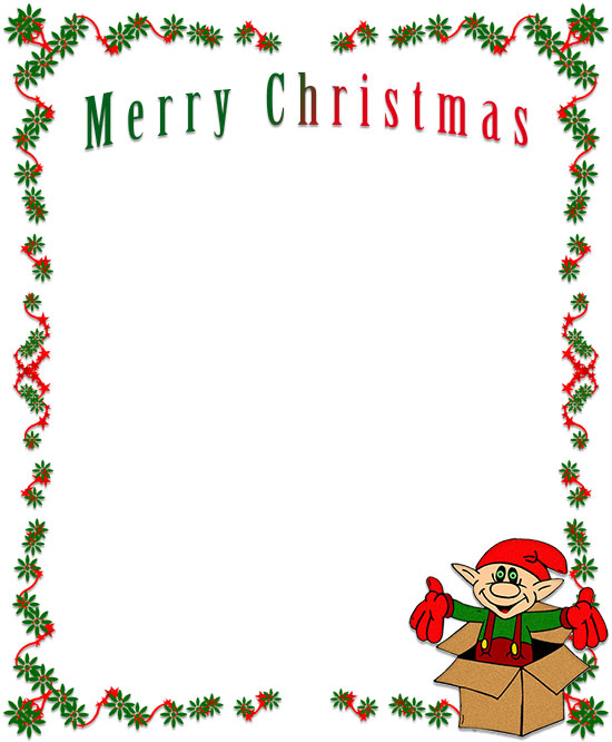 Merry Christmas friendly elf