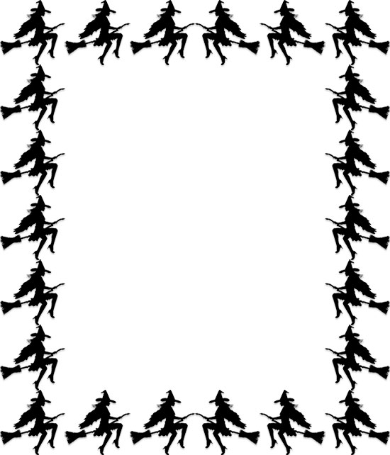 witch flying broom