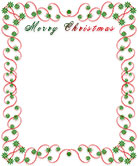 Christmas garland frame