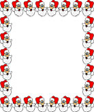 Santa Face Border