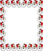 Santa Face Border