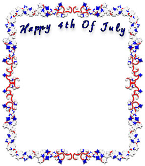 Happy 4th of July stars