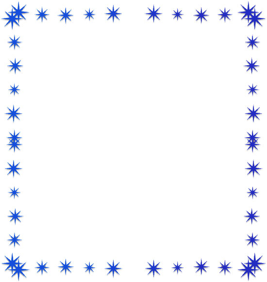blue star border