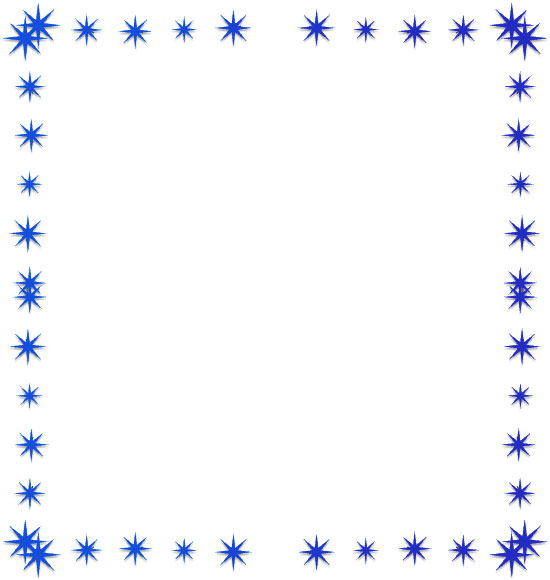 Blue Star Border