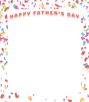 Happy Father's Day confetti