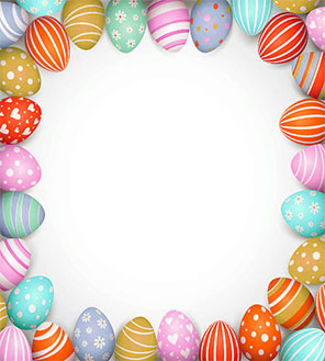 eggs border frame