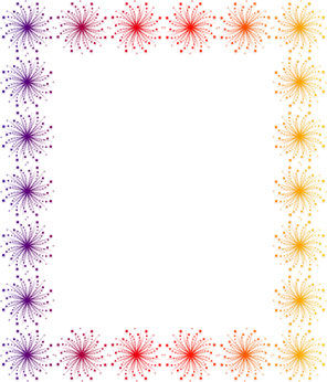 fireworks border clip art