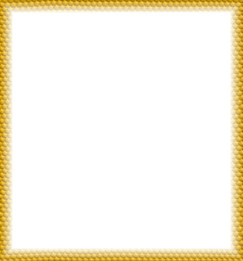 gold and white frame