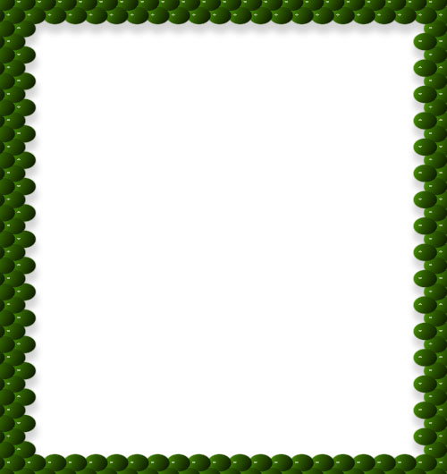 green ovals frame