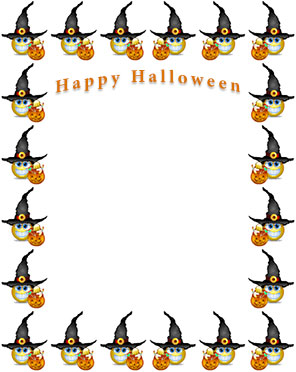 halloween page border