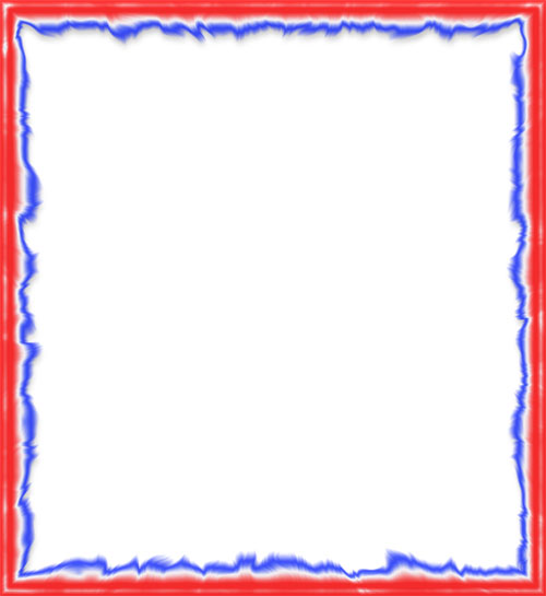 red and blue frame