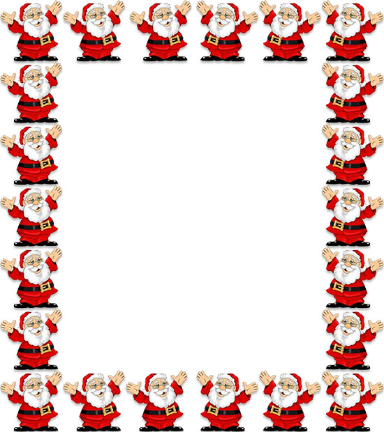 Santa Claus frame