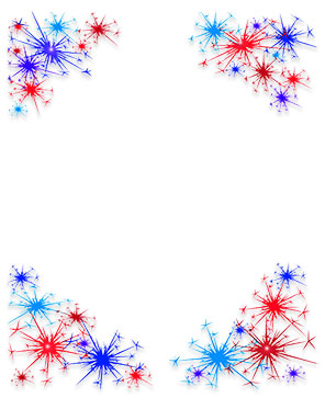 fireworks border clip art