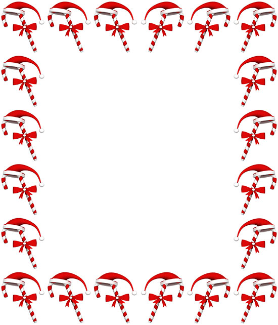 candy canes Christmas hat