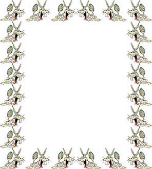 Easter Bunny frame