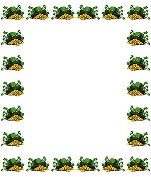 gold and shamrocks