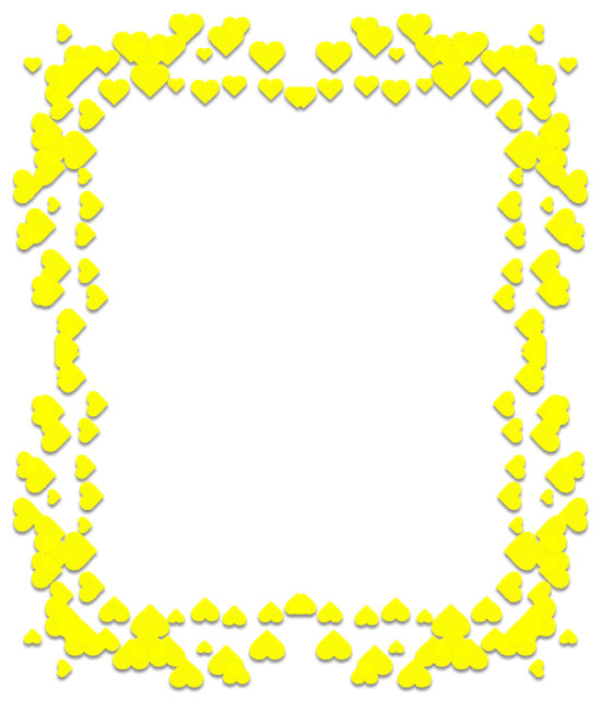 yellow hearts