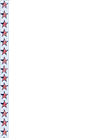 American flag stars left side