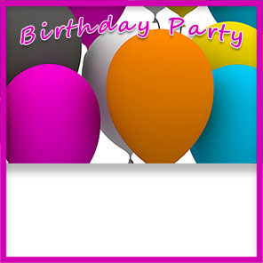 birthday party balloons