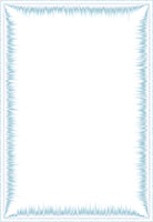 blue needles frame