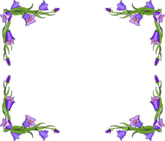 Free Flower Borders Flower Border Clipart