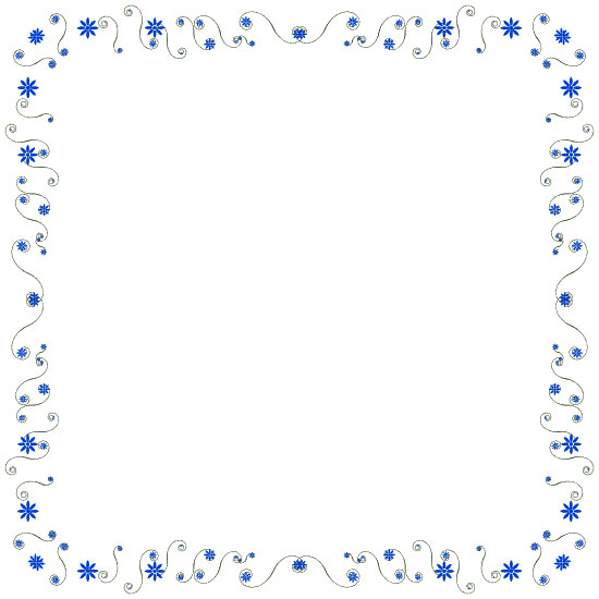 flower border all sides