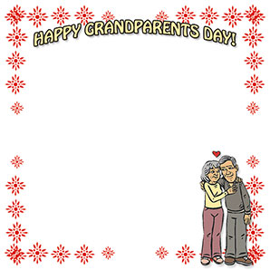 Happy Grandparents Day border