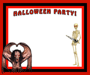 Halloween Party border