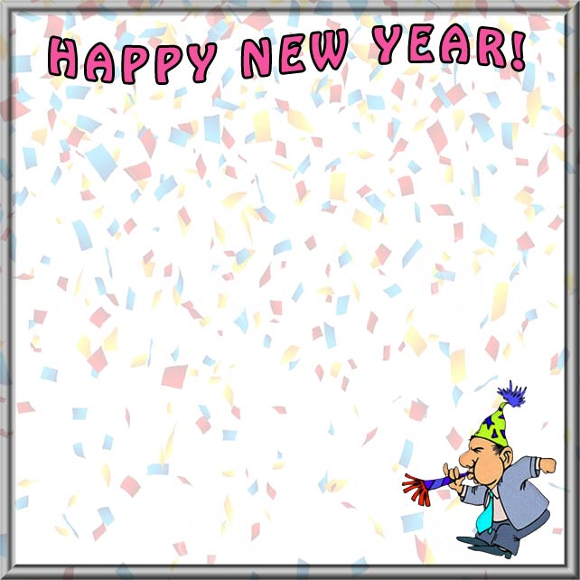 Cute New Years Clipart Border